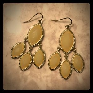 Francesca’s Cream Earrings